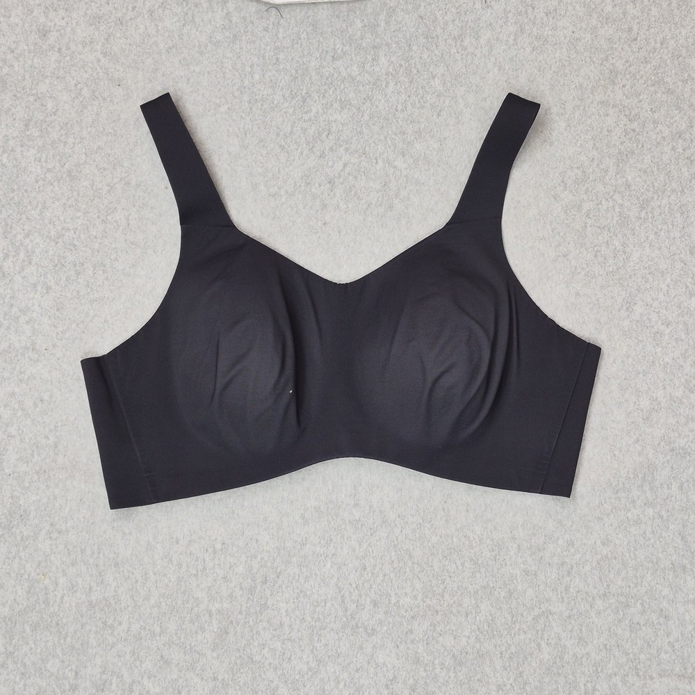 Knix Women Bra 7 Black Seamless Wireless Strap Adjustable T Shirt